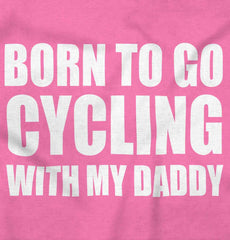 Cycling With Daddy Baby Polka Dot Skirt Dress-Direct To Garment Print-Brisco Baby