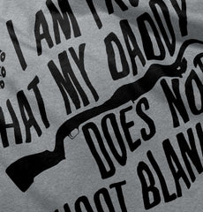 Proof Daddy Shoots Romper Bodysuit-Direct To Garment Print-Brisco Baby