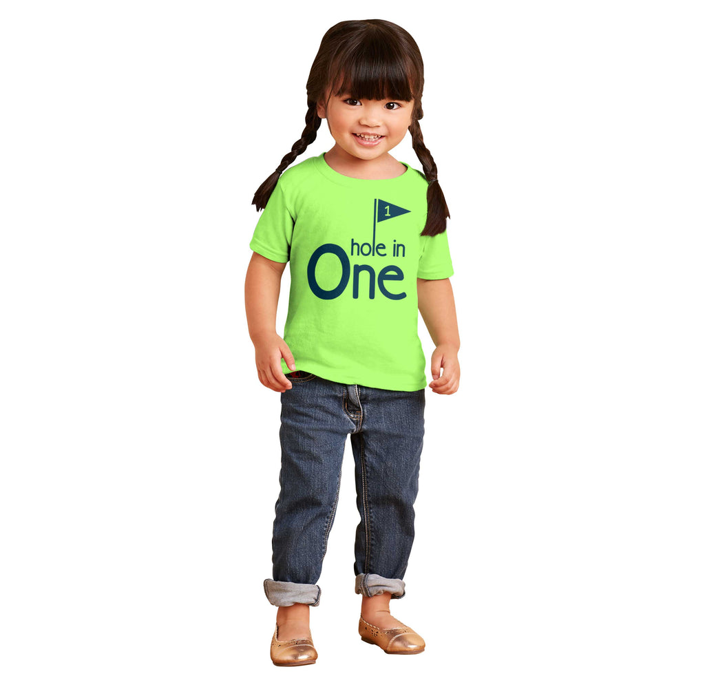 Hole In One Infant Toddler T Shirt-Direct To Garment Print-Brisco Baby