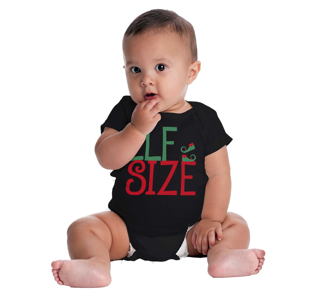 Elf Size Romper Bodysuit-Direct To Garment Print-Brisco Baby