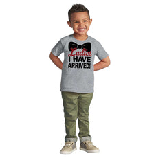 Ladies Bow Tie Infant Toddler T Shirt-Direct To Garment Print-Brisco Baby