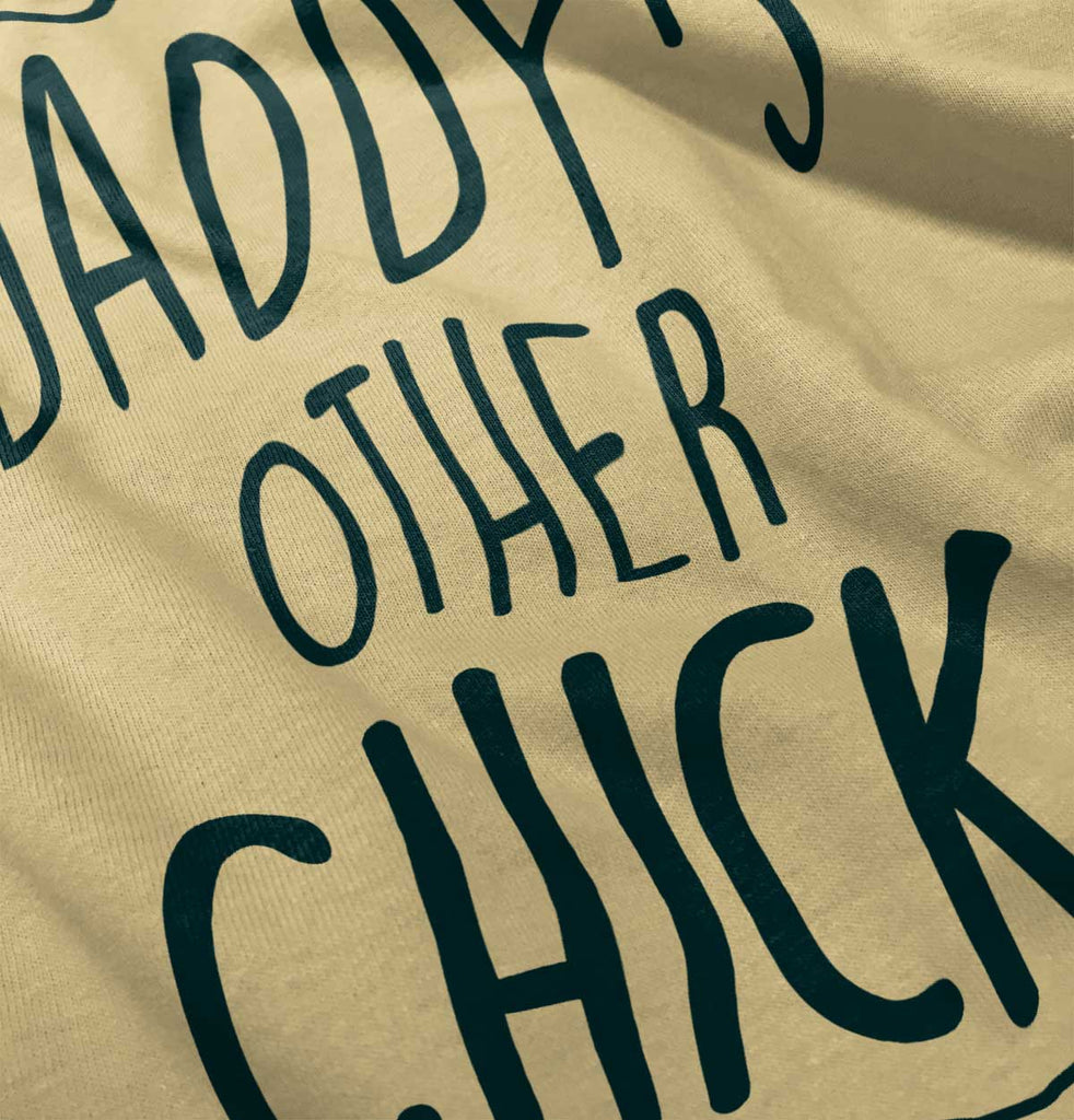 Daddy's Other Chick Romper Bodysuit-Direct To Garment Print-Brisco Baby