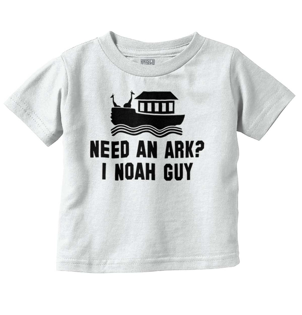 Ark Noah Guy Infant Toddler T Shirt-Direct To Garment Print-Brisco Baby