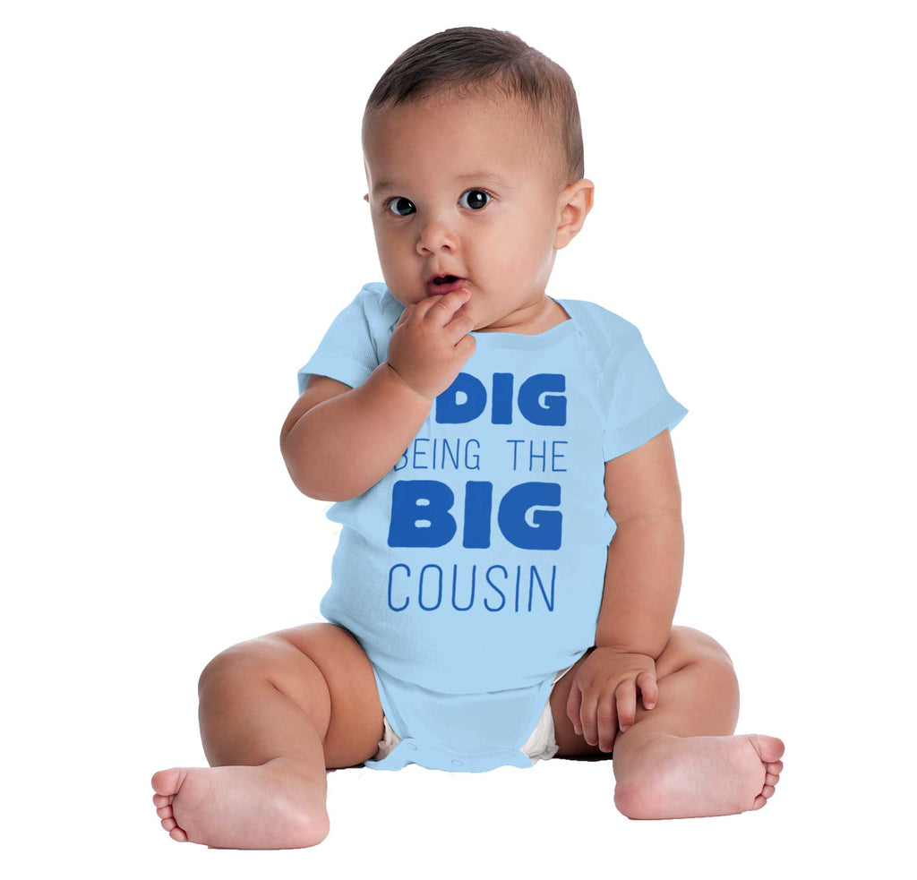Dig Big Cousin Romper Bodysuit-Direct To Garment Print-Brisco Baby