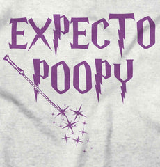 Expecto Poopy Baby Ruffled Trim Romper-Direct To Garment Print-Brisco Baby