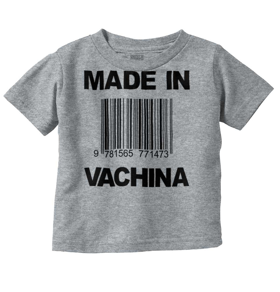 Made In Vachina Infant Toddler T Shirt-Direct To Garment Print-Brisco Baby