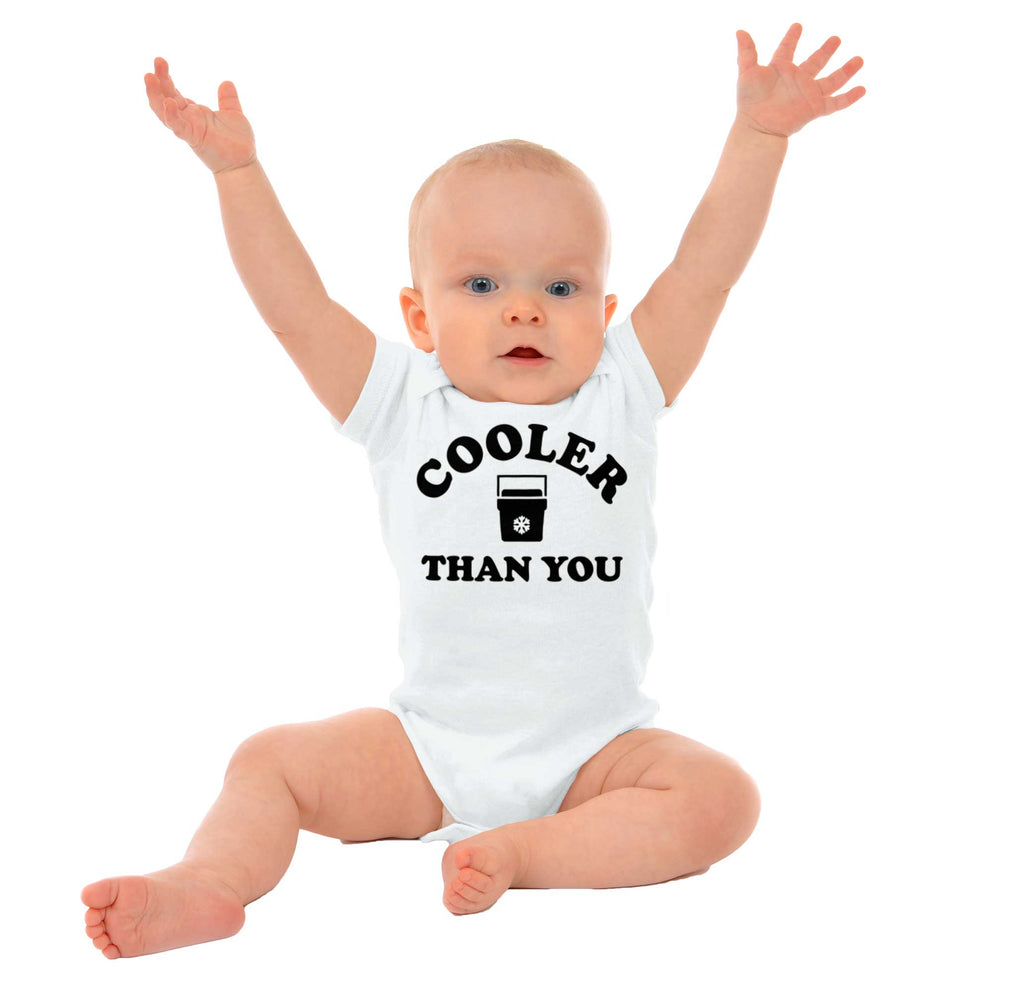 Cooler Than You Romper Bodysuit-Direct To Garment Print-Brisco Baby
