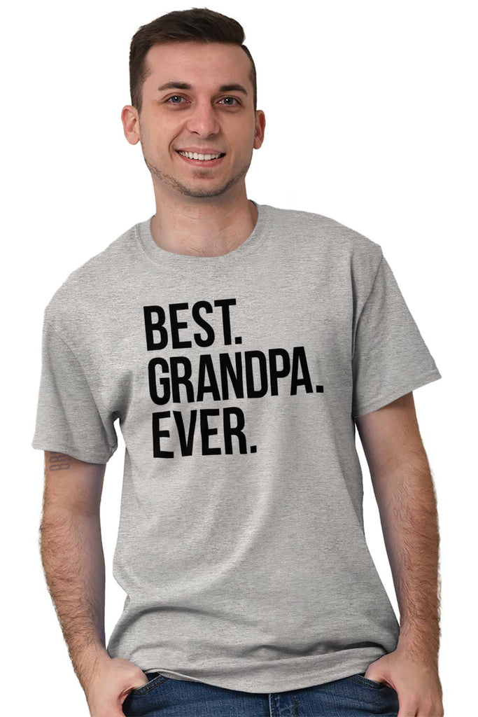Best Grandpa Ever T Shirt-Direct To Garment Print-Brisco Baby