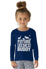 Future Deer Hunting Bud Solid Baby Pajama Top-Direct To Garment Print-Brisco Baby