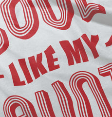 Cool Like My Aunt Romper Bodysuit-Direct To Garment Print-Brisco Baby