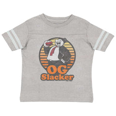 OG Slacker Toddler Football Jersey Tee-Direct To Garment Print-Brisco Baby