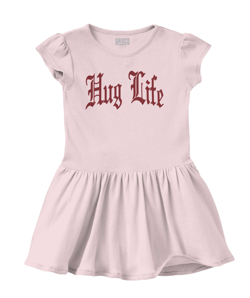 Hug Life Solid Baby Infant Dress-Direct To Garment Print-Brisco Baby