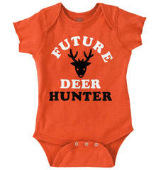 Future Deer Hunter Romper Bodysuit-Direct To Garment Print-Brisco Baby