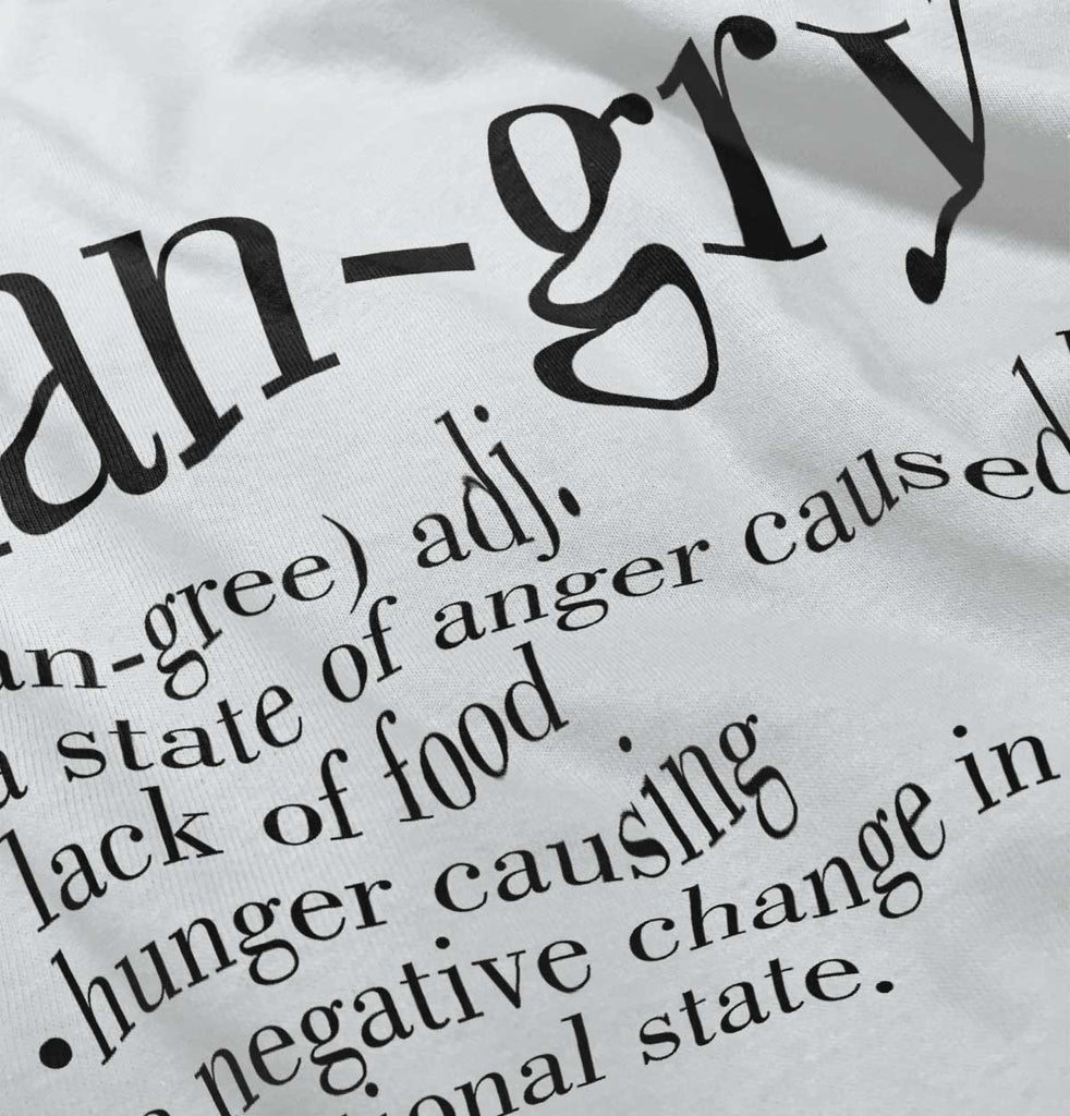 Hangry Definition Infant Toddler T Shirt-Direct To Garment Print-Brisco Baby
