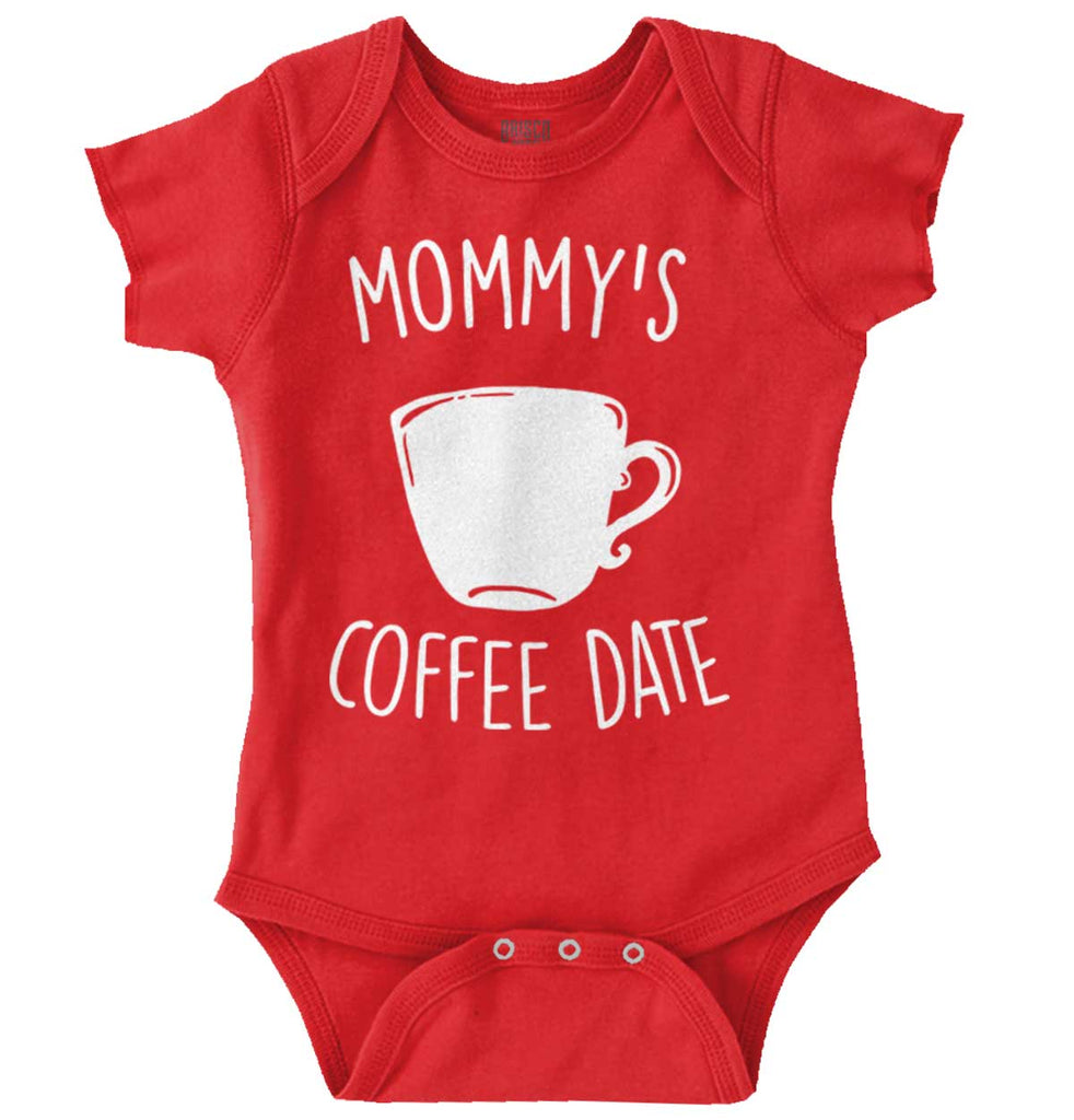 Mommy's Coffee Date Romper Bodysuit-Direct To Garment Print-Brisco Baby