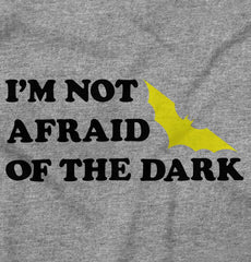 Afraid of Dark Infant Toddler T Shirt-Direct To Garment Print-Brisco Baby