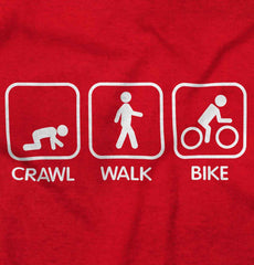 Crawl Walk Bike Baby Polka Dot Skirt Dress-Direct To Garment Print-Brisco Baby