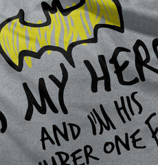 Bat Hero Infant Toddler T Shirt-Direct To Garment Print-Brisco Baby