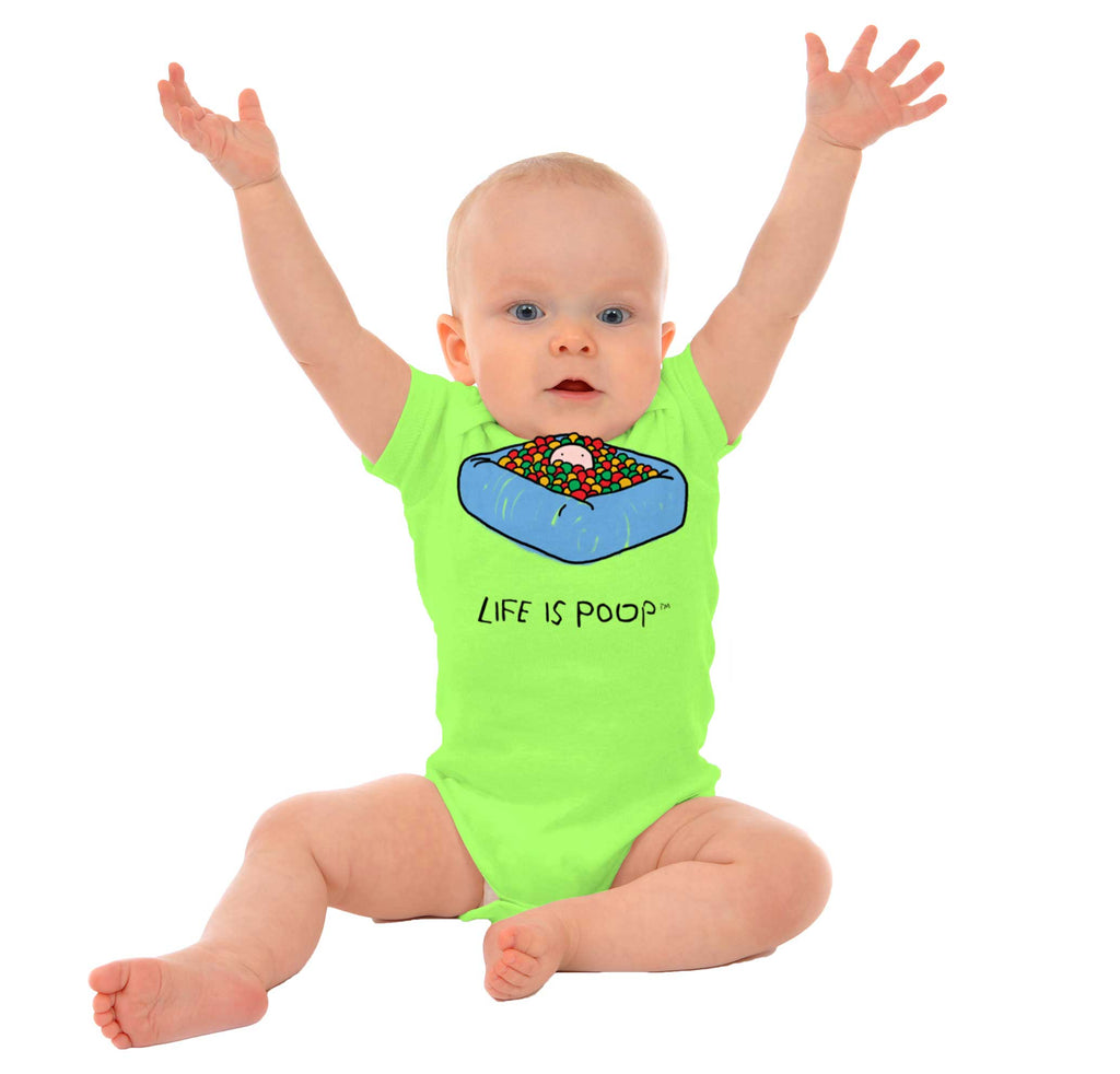 Ball Pit Romper Bodysuit-Direct To Garment Print-Brisco Baby