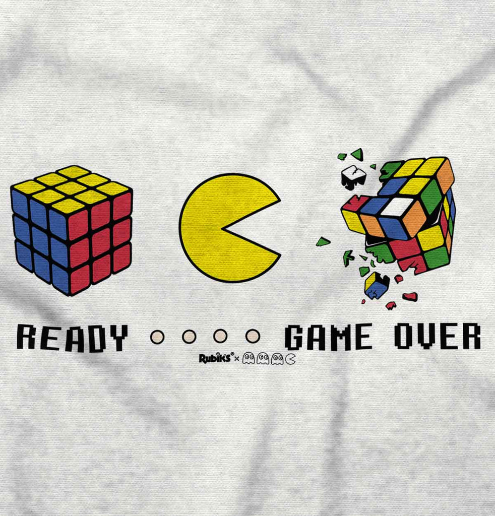 Pac-Man Ready Rubik's Romper Bodysuit-Direct To Garment Print-Brisco Baby