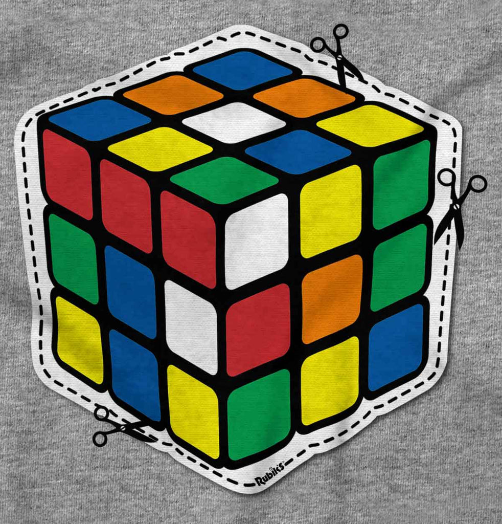 Cut Out Rubiks Infant Toddler T Shirt-Direct To Garment Print-Brisco Baby