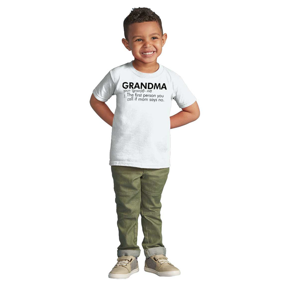 Grandma Defined Infant Toddler T Shirt-Direct To Garment Print-Brisco Baby