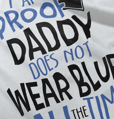 Police Officer Father Romper Bodysuit-Direct To Garment Print-Brisco Baby