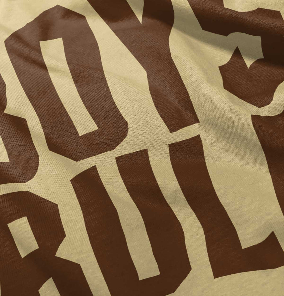 Boys Rule Romper Bodysuit-Direct To Garment Print-Brisco Baby