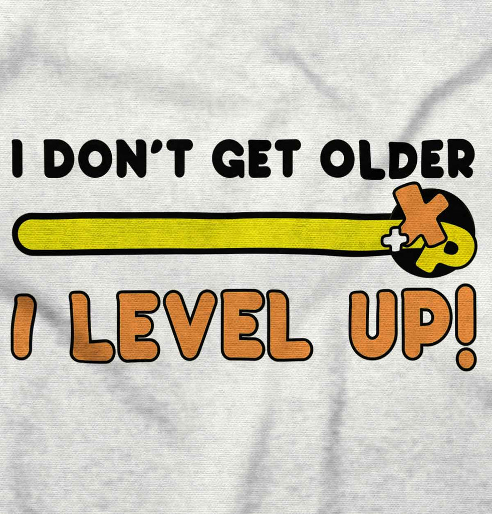 Older Level Up Romper Bodysuit-Direct To Garment Print-Brisco Baby