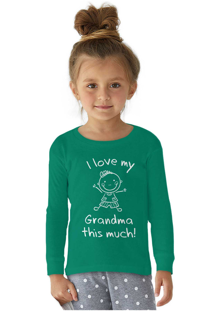 Love My Grandma Solid Baby Pajama Top-Direct To Garment Print-Brisco Baby