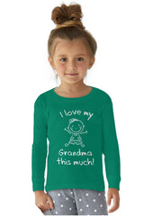 Love My Grandma Solid Baby Pajama Top-Direct To Garment Print-Brisco Baby