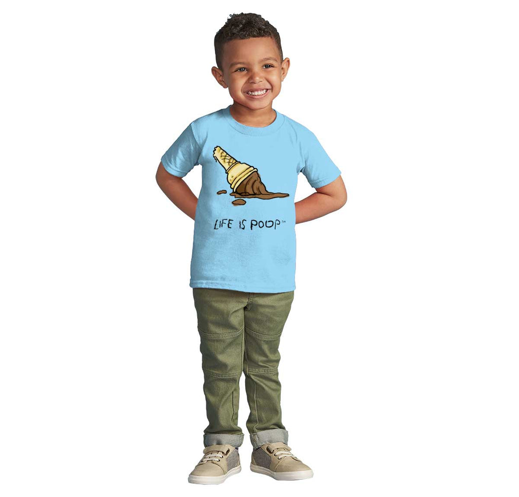 Dropped Cone Infant Toddler T Shirt-Direct To Garment Print-Brisco Baby