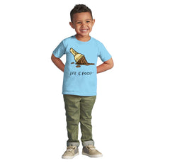 Dropped Cone Infant Toddler T Shirt-Direct To Garment Print-Brisco Baby