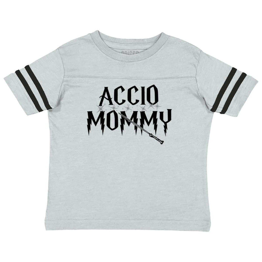 Accio Mommy Toddler Football Jersey Tee-Direct To Garment Print-Brisco Baby