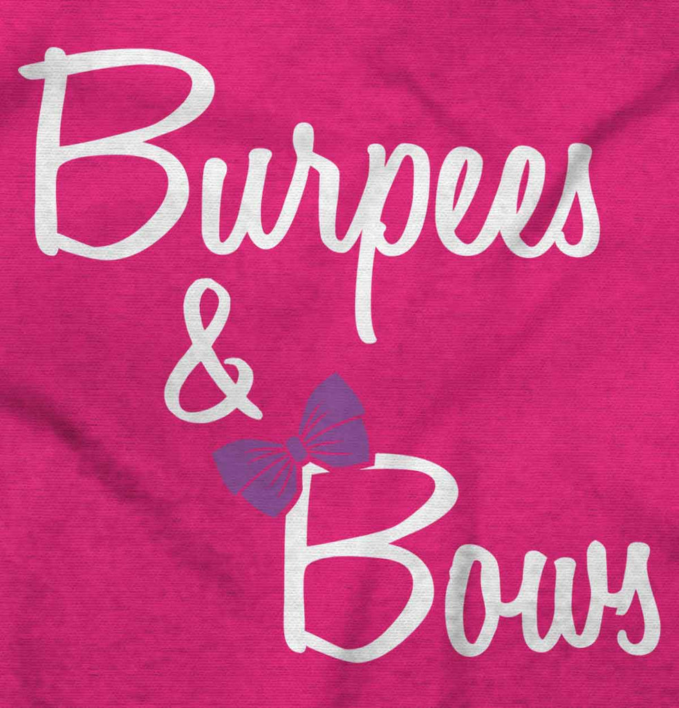 Burpees and Bows Solid Baby Pajama Top-Direct To Garment Print-Brisco Baby