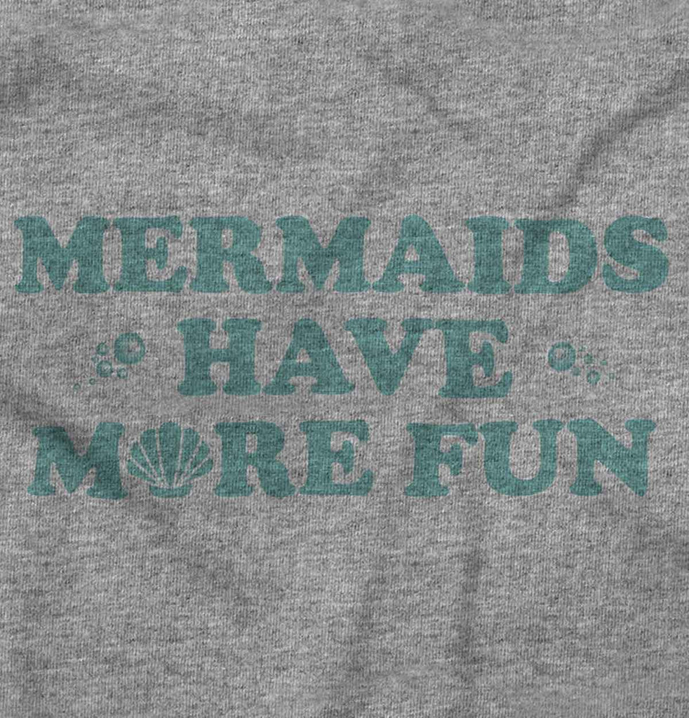 Mermaids Have More Fun Romper Bodysuit-Direct To Garment Print-Brisco Baby