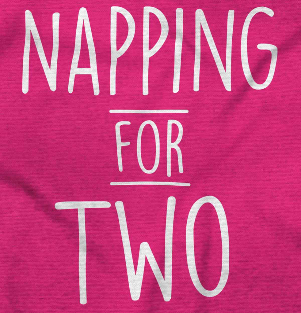 Napping For Two Maternity T-Shirt-Direct To Garment Print-Brisco Baby