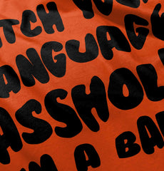 Watch Your Language Romper Bodysuit-Direct To Garment Print-Brisco Baby