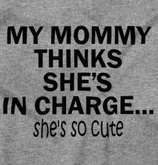 She's So Cute Infant Toddler T Shirt-Direct To Garment Print-Brisco Baby