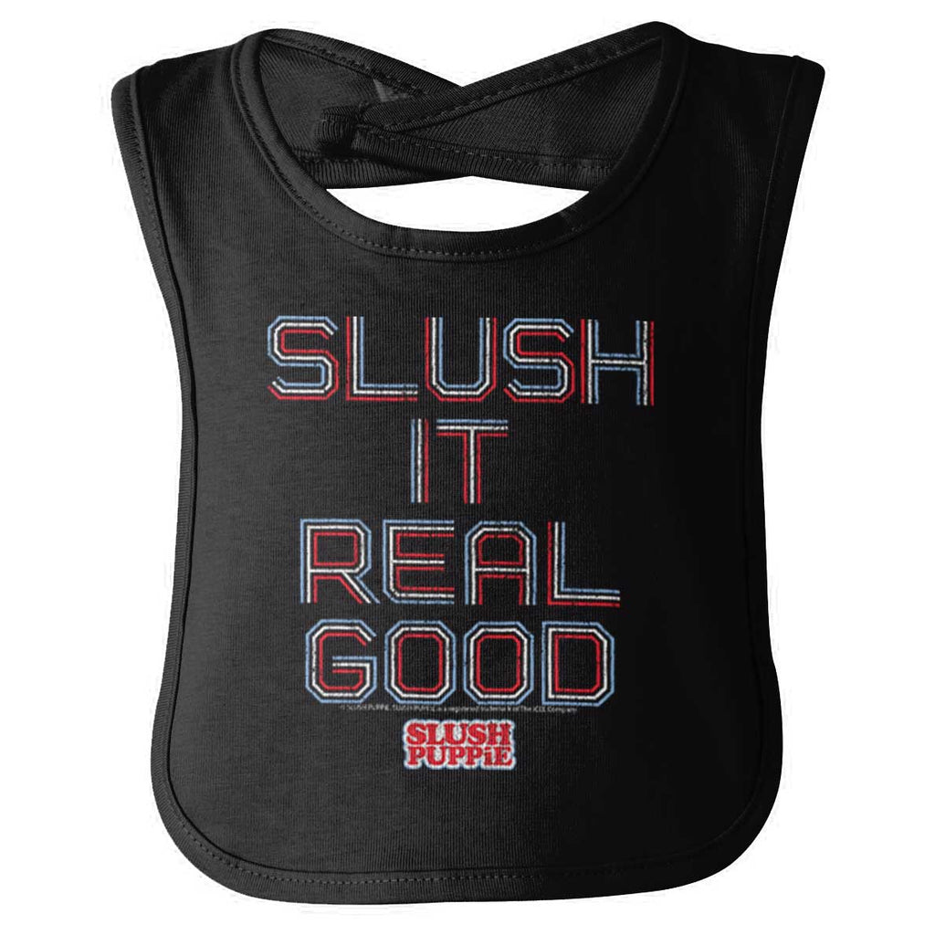 Slush It Real Good Infant Baby Bib-Direct To Garment Print-Brisco Baby