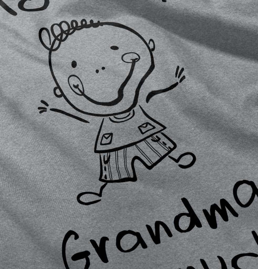 Love My Grandma Solid Baby Pajama Top-Direct To Garment Print-Brisco Baby
