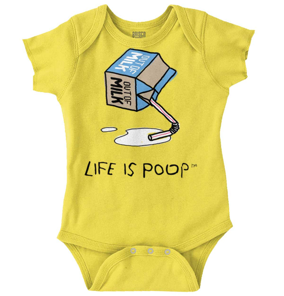 Out of Milk Romper Bodysuit-Direct To Garment Print-Brisco Baby