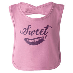 Sweet Pea Infant Baby Bib-Direct To Garment Print-Brisco Baby