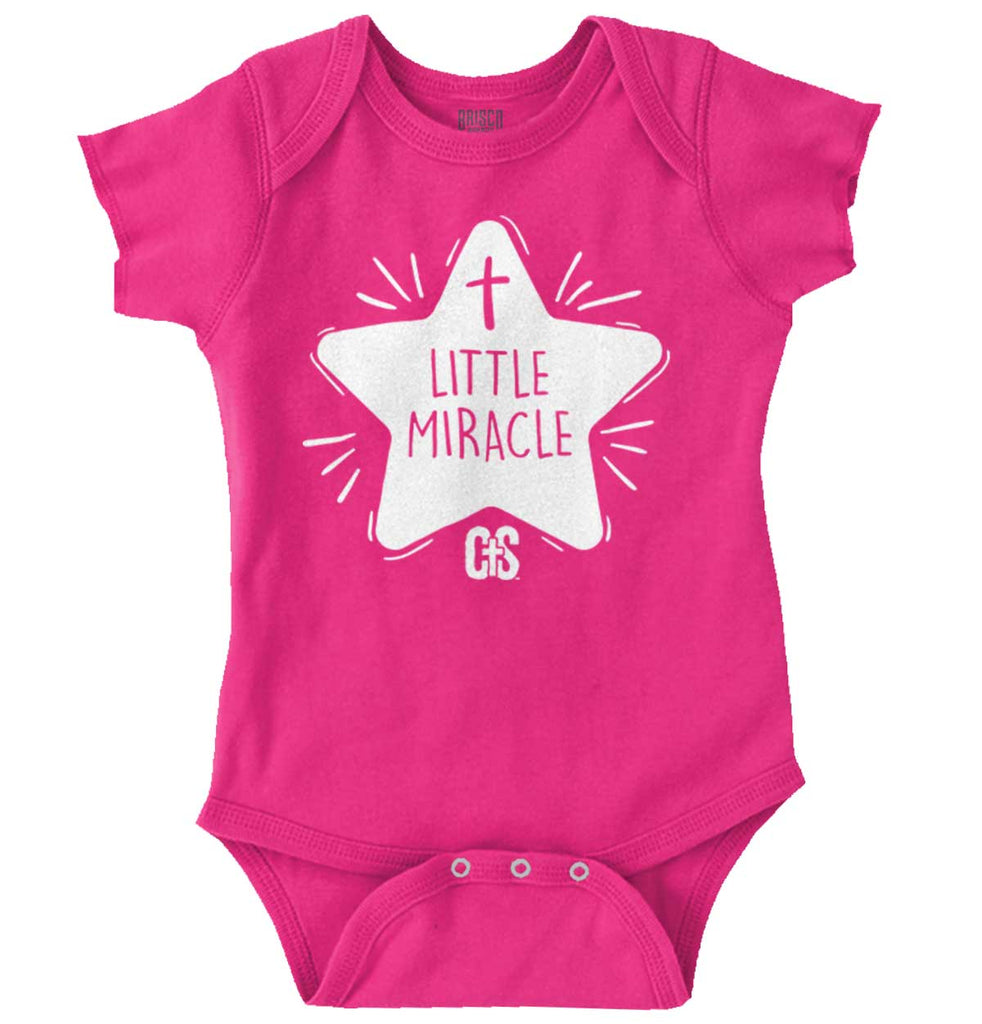 Little Miracle Romper Bodysuit-Direct To Garment Print-Brisco Baby