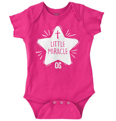 Little Miracle Romper Bodysuit-Direct To Garment Print-Brisco Baby