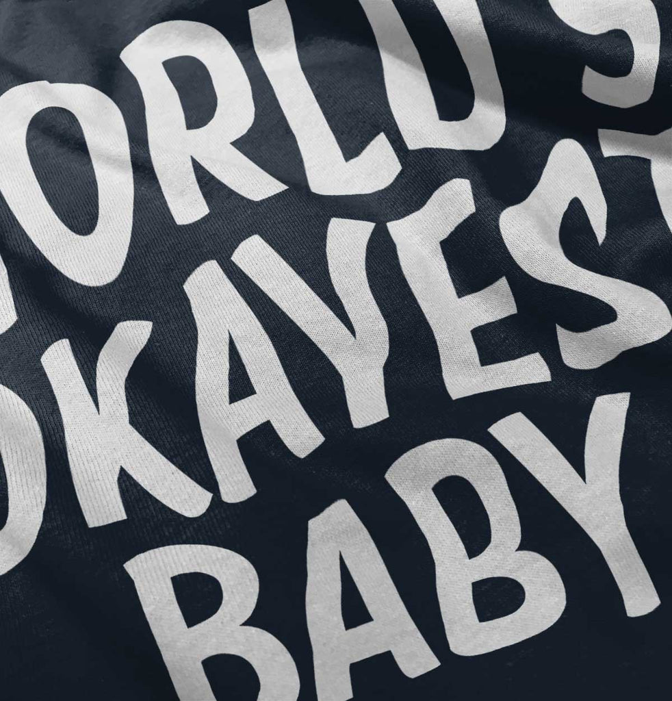 Okayest Baby Romper Bodysuit-Direct To Garment Print-Brisco Baby