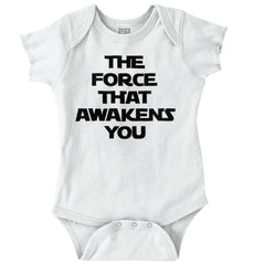 Force Awakens You Romper Bodysuit-Direct To Garment Print-Brisco Baby