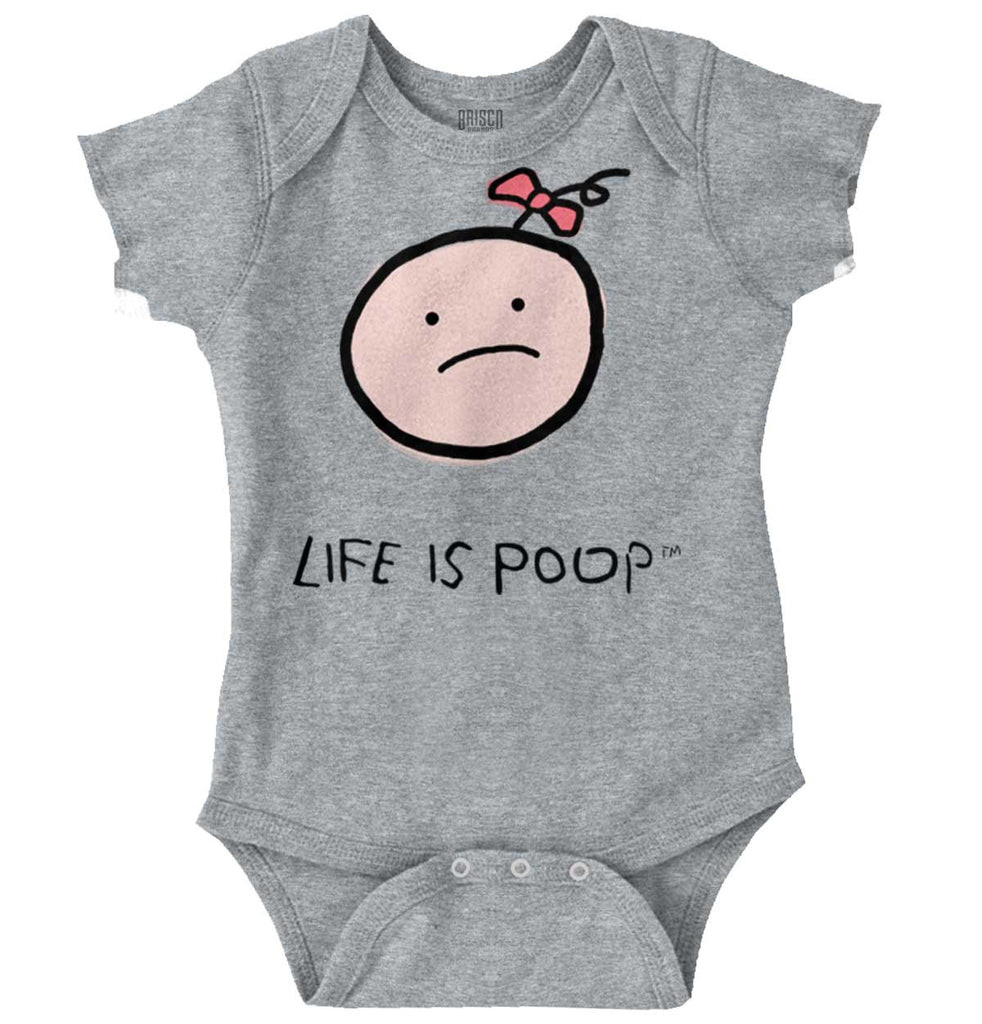 Girl Logo Romper Bodysuit-Direct To Garment Print-Brisco Baby
