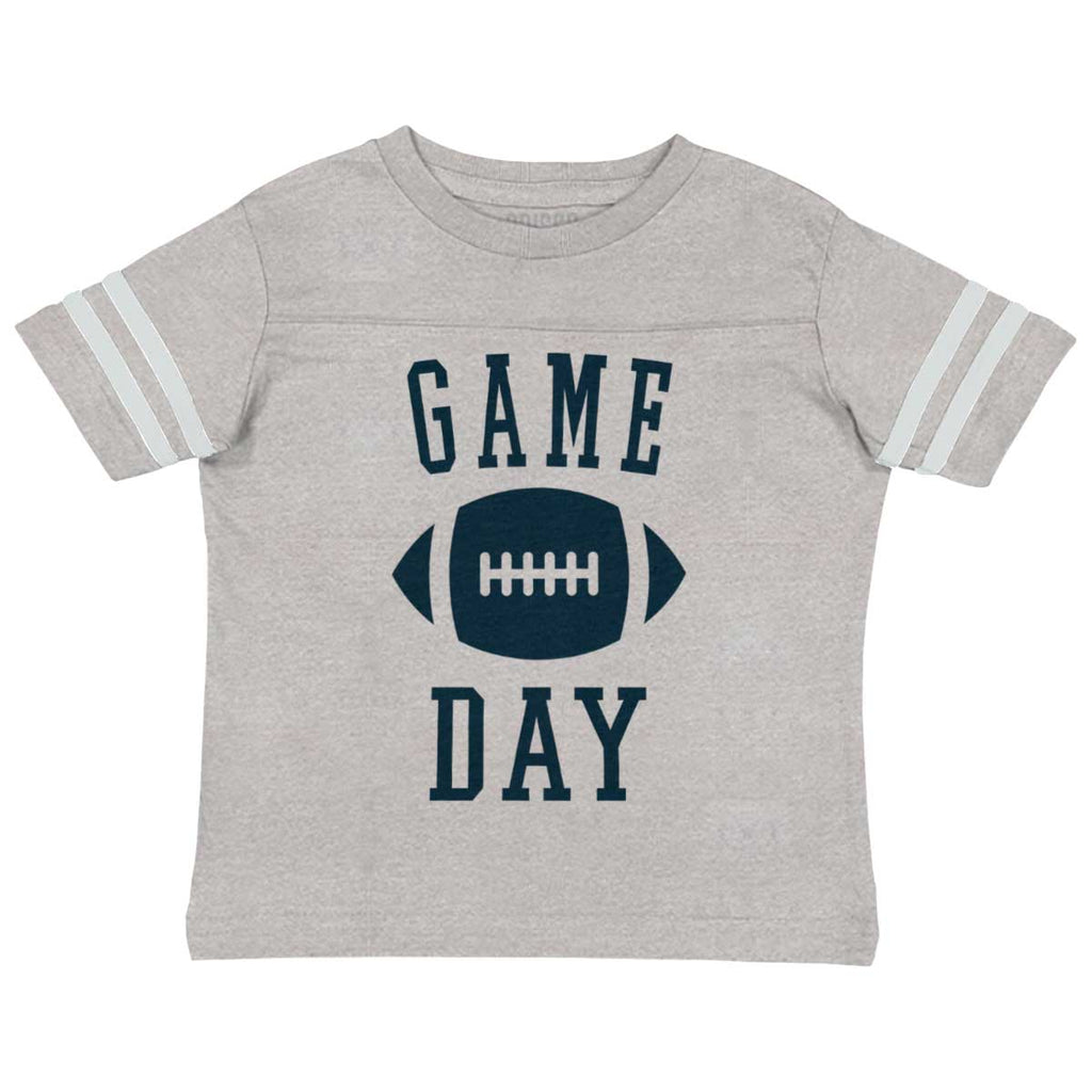 Game Day Toddler Football Jersey Tee-Direct To Garment Print-Brisco Baby