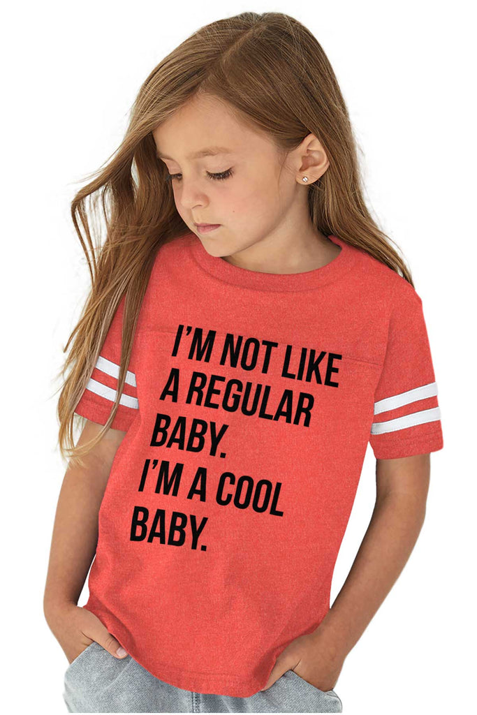 Cool Baby Toddler Football Jersey Tee-Direct To Garment Print-Brisco Baby